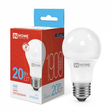 SMD-LED-Lampe, Standard A65, 20 W / 2300 lm, E27-Sockel, 6500 K