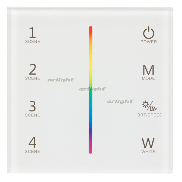 Миниатюра - Панель Sens SMART-P22-RGBW White (12-24V, 4x3A, 2.4G) (Arlight, IP20 Пластик, 5 лет) 025168