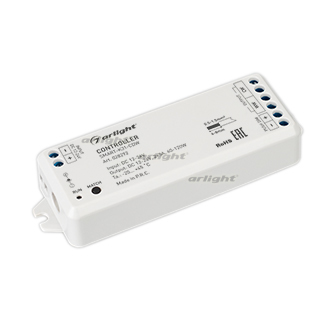 Контроллер SMART-K31-CDW (12-24V, 2x5A, 2.4G) (Arlight, IP20 Пластик, 5 лет) 028292
