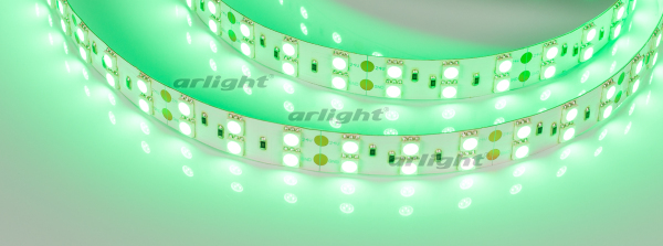 Лента RT 2-5000 24V Green 2x2 (5060, 600 LED, LUX) (Arlight, 28.8 Вт/м, IP20) 011262