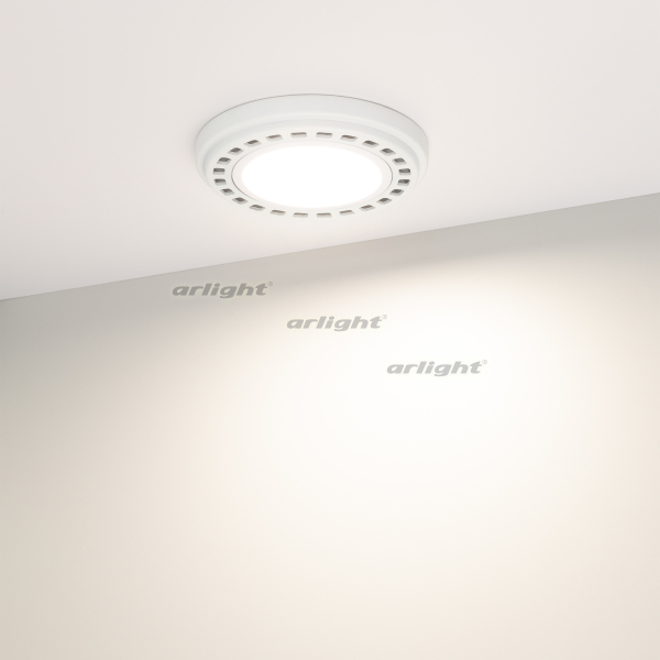 Лампа AR111-UNIT-GU10-15W-DIM Day4000 (WH, 120 deg, 230V) (Arlight, Металл) 025624