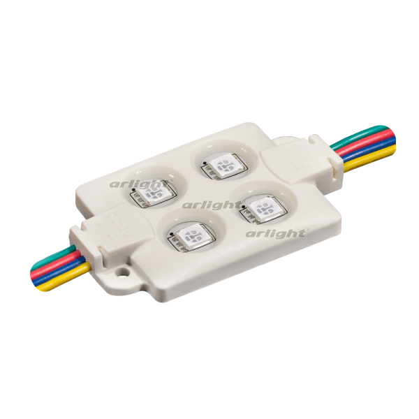 Миниатюра - Модуль герметичный LM5050-4 RGB 12V (Arlight, Закрытый) 015415