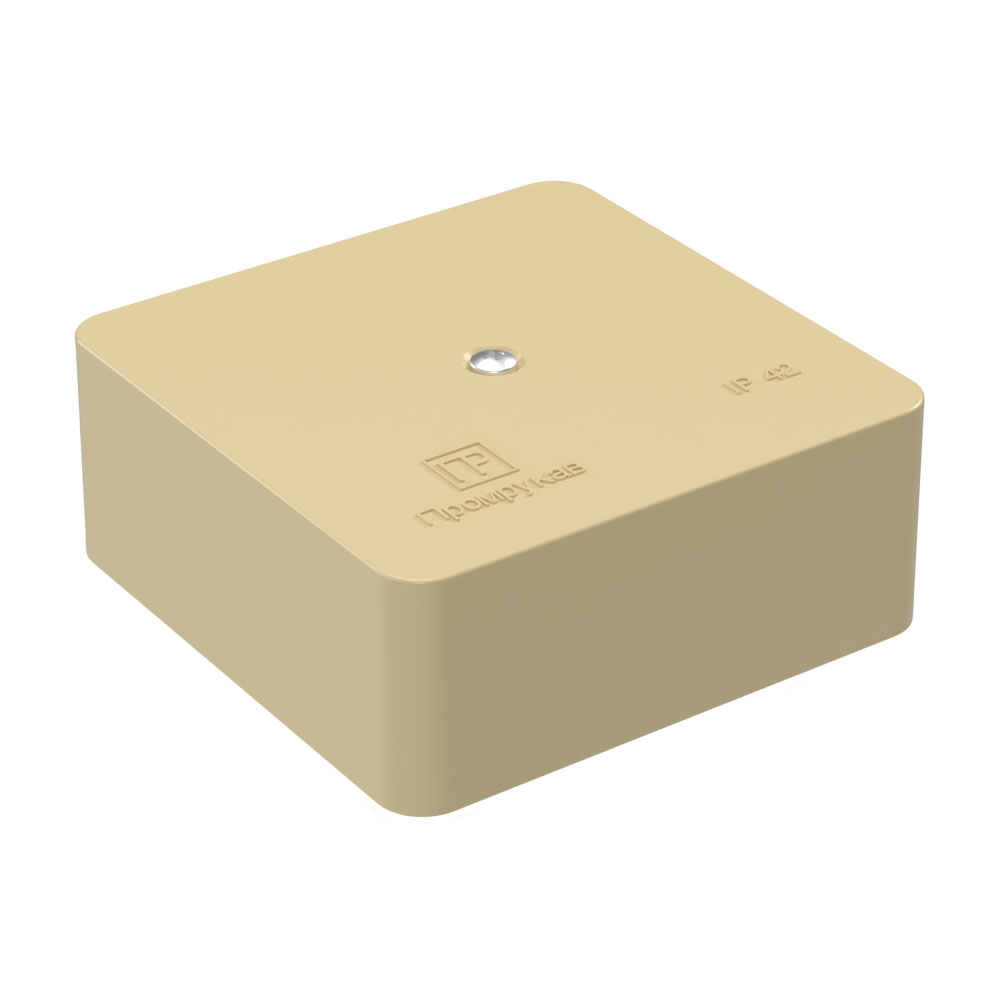 Коробка универсальная для кабель-канала 40-0450 безгалогенная (HF) сосна 75х75х30 (90шт/кор) Промрукав
