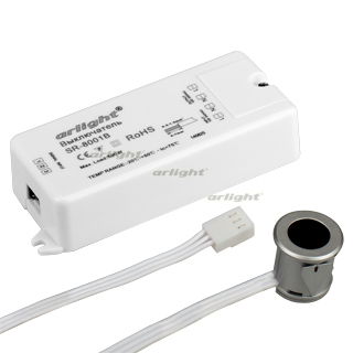 Миниатюра - ИК-датчик SR-8001B Silver (220V, 500W, IR-Sensor) (Arlight, -) 020208