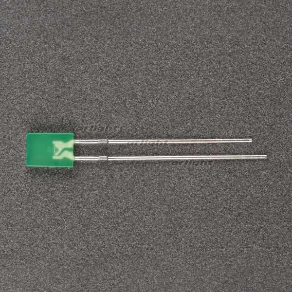 Светодиод ARL-2507UGD-100mcd (Arlight, 2x5мм (прямоугольный)) 004513