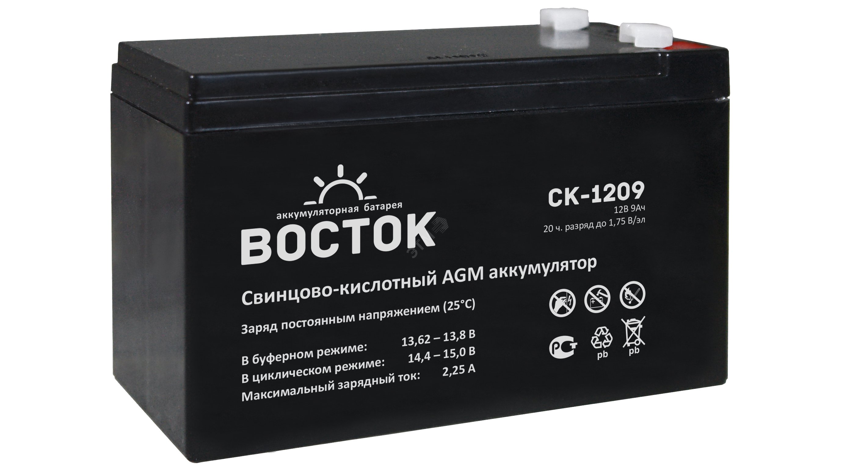 Стационарные кислотные батареи. Батарея Optimus op 1207 12/07.