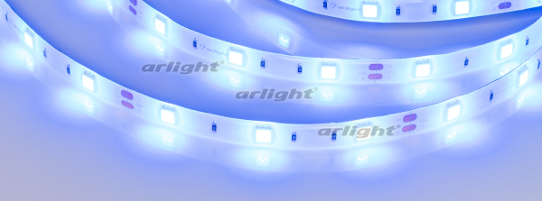 Лента RTW 2-5000SE 12V Blue (5060, 150 LED, LUX) (Arlight, 7.2 Вт/м, IP65) 015135(1)