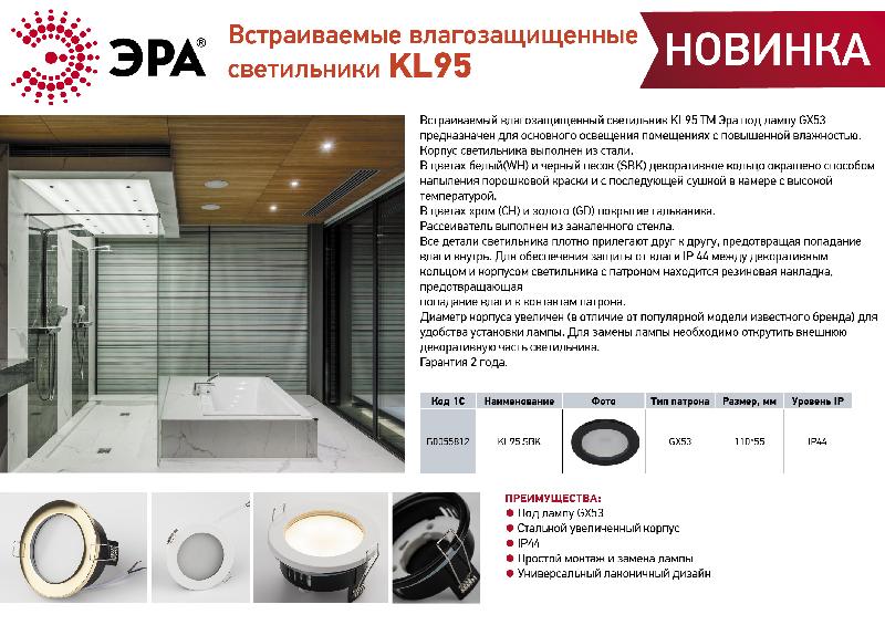 Влагозащищенные светильники IP 54