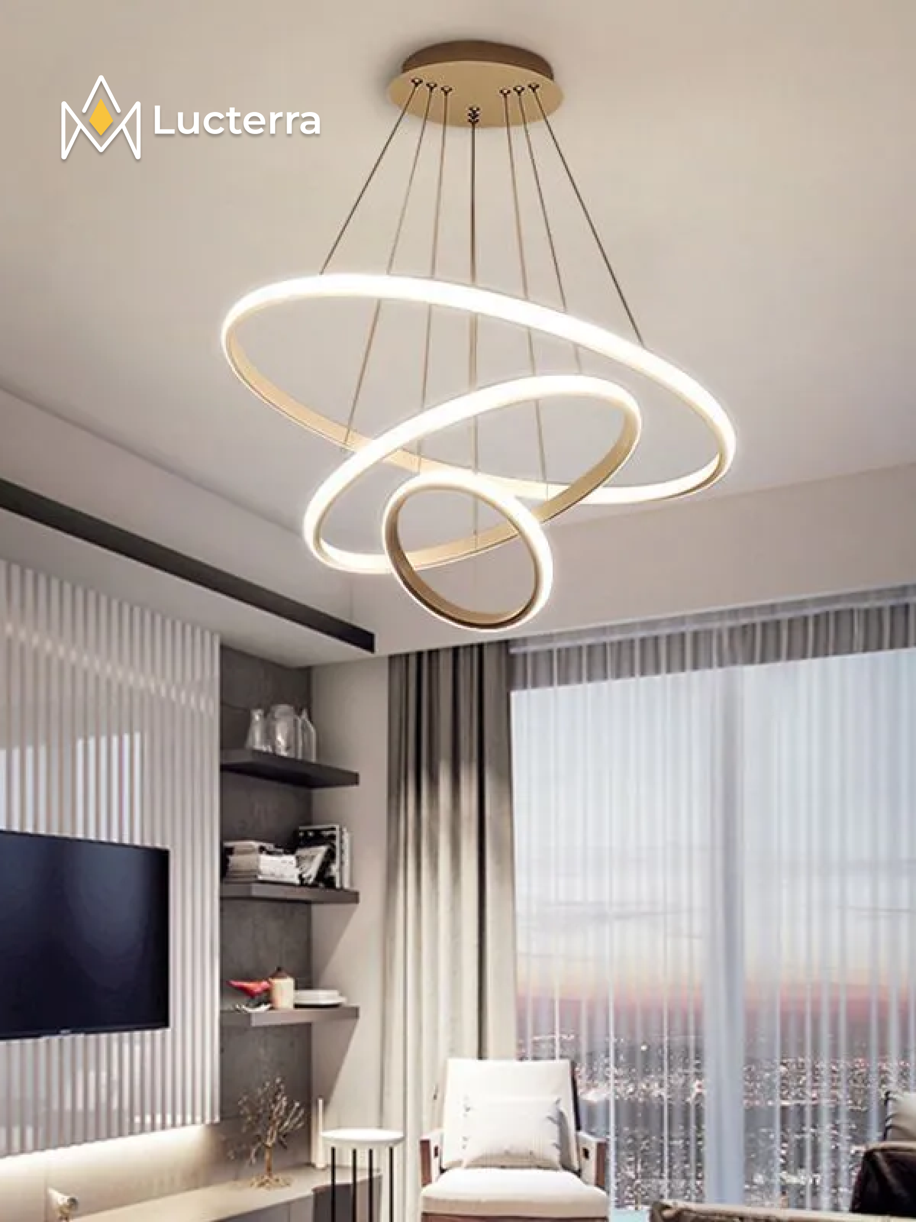 Круглые потолочные светильники для стильных комнат