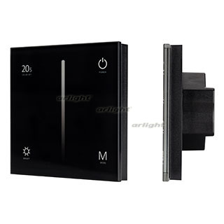 Панель SMART-P35-DIM-IN Black (230V, 0-10V, Sens, 2.4G) (Arlight, IP20 Пластик, 5 лет) 028113