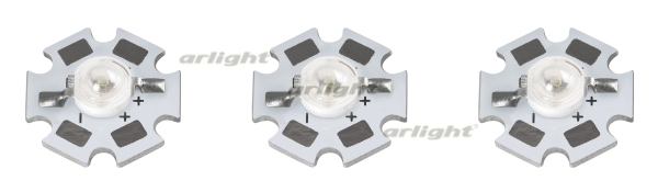 Миниатюра - Мощный светодиод ARPL-Star-3W-BCX45 White (Arlight, STAR type) 020663