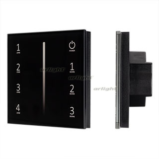 Миниатюра - Панель SMART-P34-DIM-IN Black (230V, 0-10V, Sens, 2.4G) (Arlight, IP20 Пластик, 5 лет) 028112