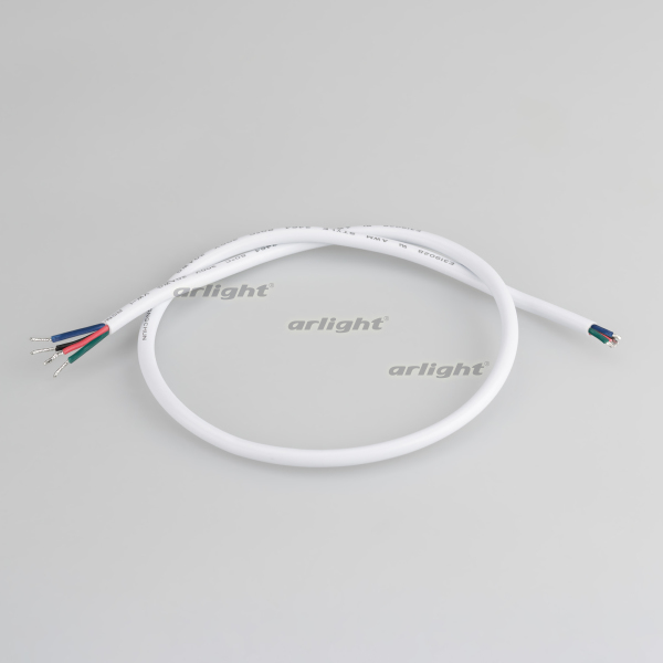 Провод питания ARL-MOONLIGHT-20AWG-4W-D4.5-CU-500 White (Arlight, Закрытый) 028103